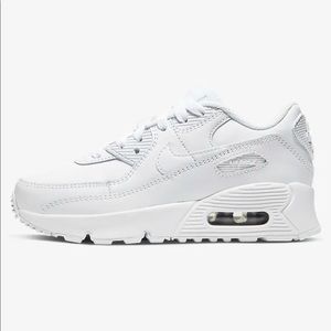 White Leather Air Max 90s